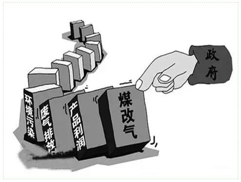 煤改氣使用天然氣，成本高